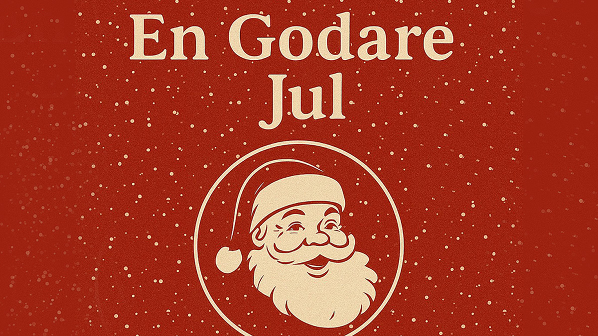 Tecknad bild av en Tomte.