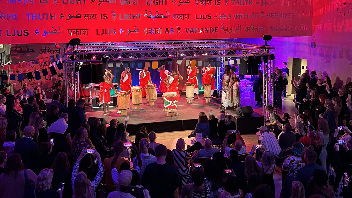 Burundi Drums Sweden var en av akterna på Part of Art i september.