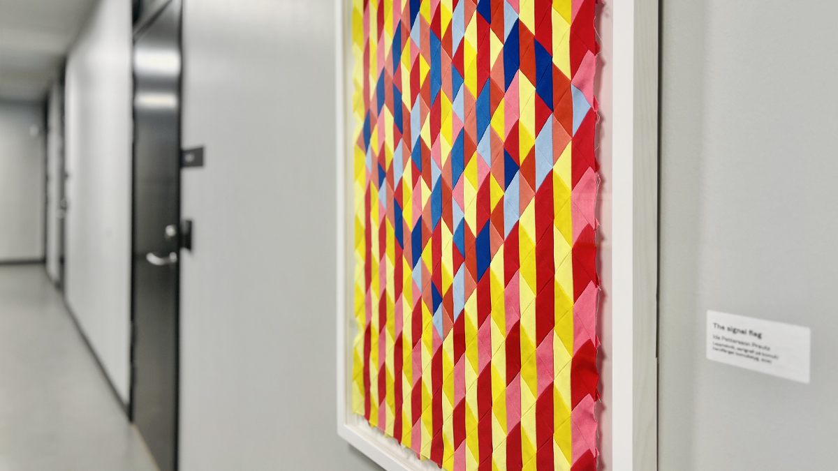 Ida Petterson Preutz ”The signal flag” Patchwork, 2020.