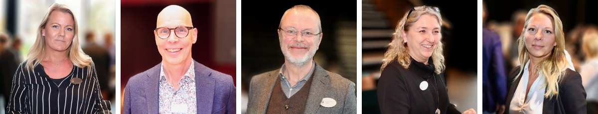 Therese Holmgren, Staffan Östman, Thorlief Ander, Viktoria Tranderyd och  Jenny Eriksson.