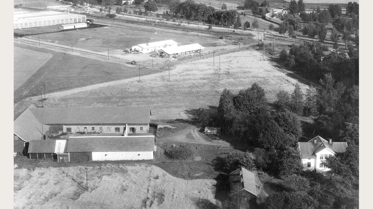 Aspholmens gård, 1940-tal. Bild Örebro stadsarkiv