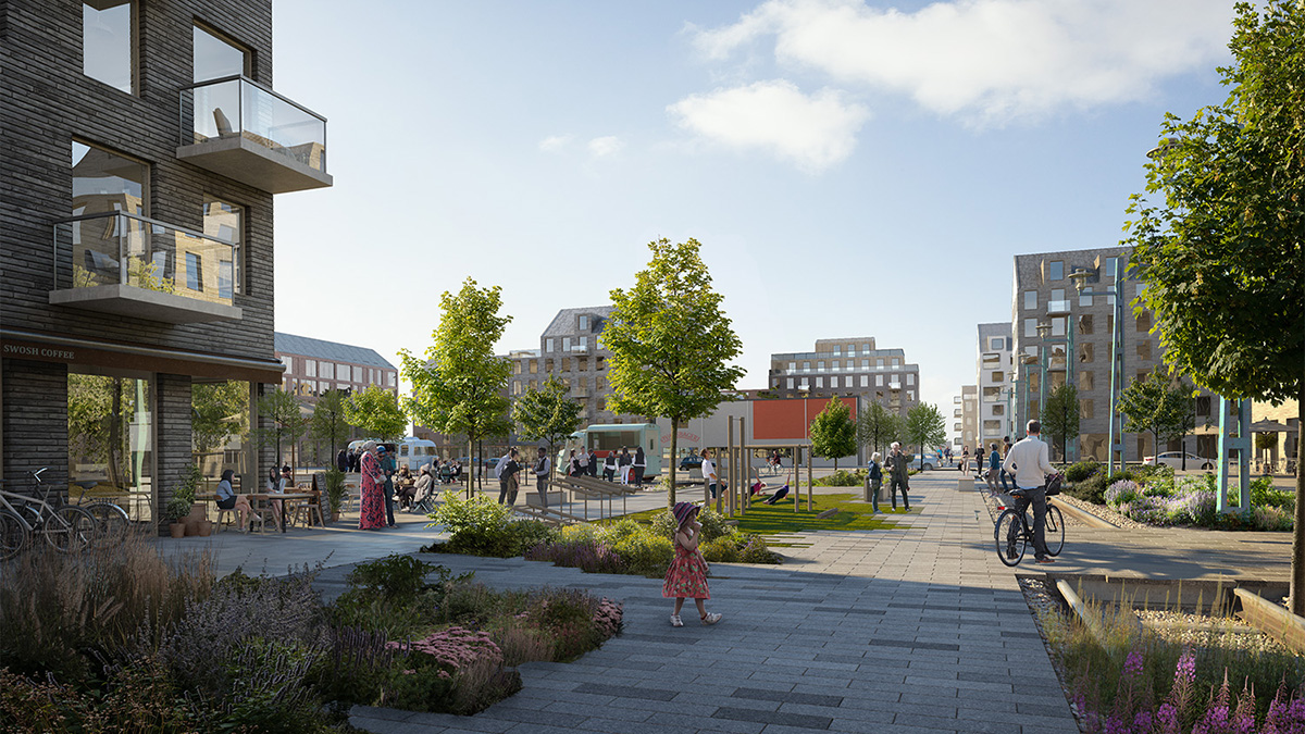 Visionsskiss Aspholmen. Bild Ramboll, TMRW.