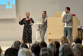 Karin Engblom, Ivan Vojnovic och Gustaf Classon