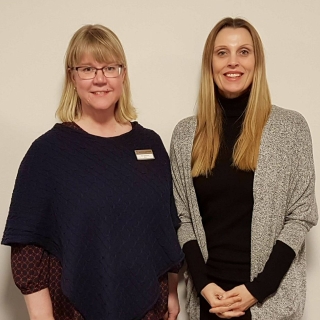 Marie Gilbertsson och Magdalena Stenman
