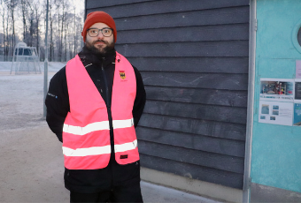 Andreas Nordh, lärare i fritidshem på Tybblelundskolan