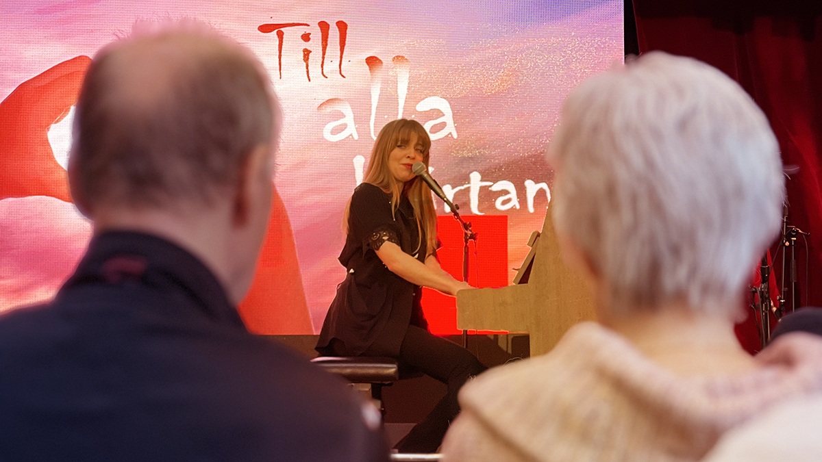 Mohlavyr uppträdde under hyllningskonserten Till alla hjärtan i februari. Foto: Linda Adolphson.