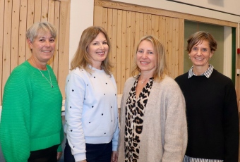 Ann-Louise Gelin, Zandra Alkman, Frida Ekholm och Sofia Klingberg