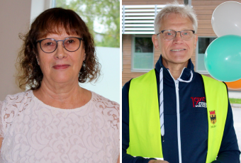 Lena Davidsson och Per-Ola (PO) Kämpe, personal på Lundbyskolan.