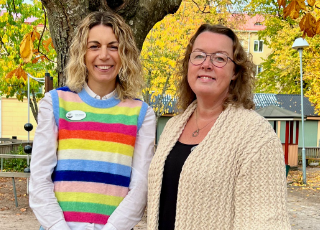 Özlem Borgström och Sinnika Sterner.