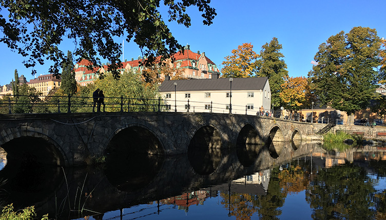 Svartån rinner genom Örebro.