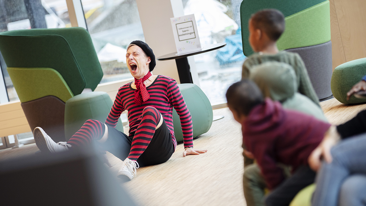 Projektet Gropen har fortsatt bjuda in alla förskoleklasser i hela kommunen till Kulturkvarteret. Foto: Karin Foberg.