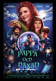 Ansikten av en familj, en häxa och en spåkula